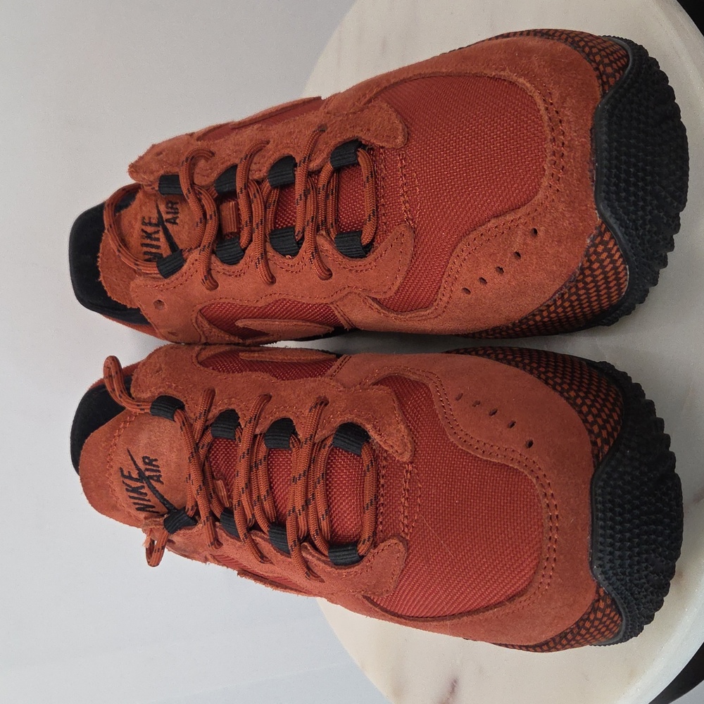 Nike Air Force 1 Wild Men's Burnt Orange Suede Sneakers Size 6 - Picture 2 of 6